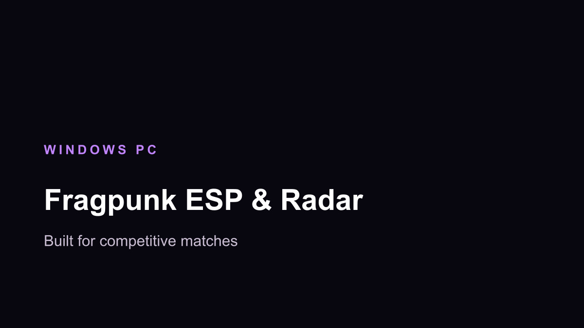 Fragpunk Cheats Support Fragpunk Cheats support artwork